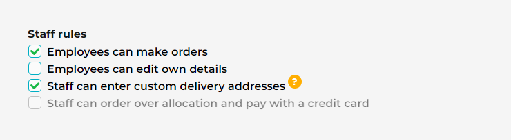 Get WorkGear Company Staff Rule Custom Delivery
