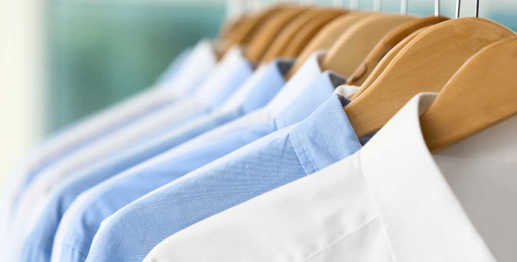 Shirts on a hanger