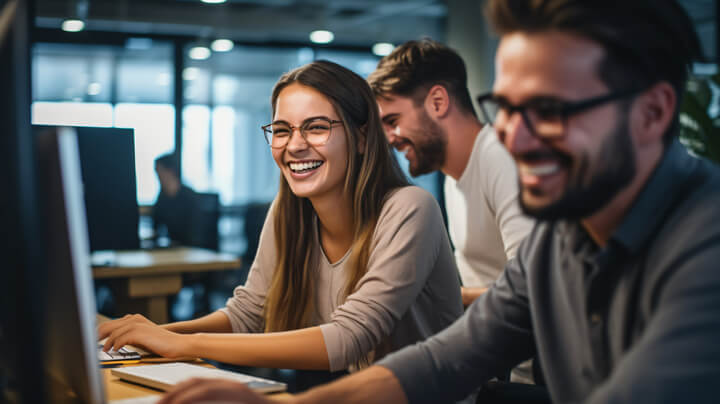 Team At Software Development Tech Company