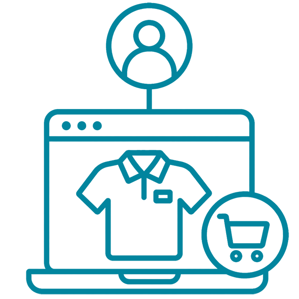 Staff order online icon